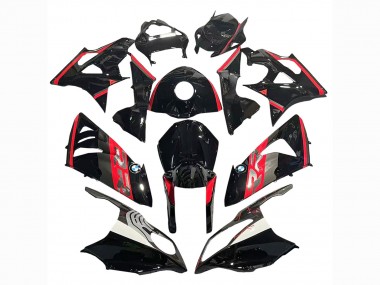 Carenagem Moto BMW S1000RR 2009-2014 - Vermelho Preto Brilhante