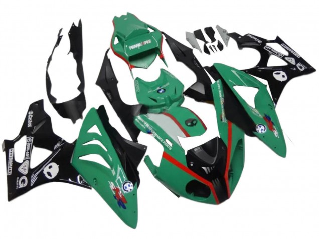 Carenagens Moto BMW S1000RR 2009-2014 - Verde Vermelho Preto