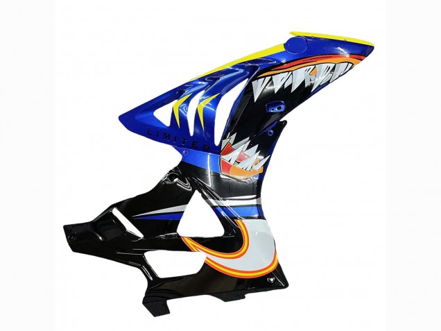 Carenagens Moto BMW S1000RR 2009-2014 - Vermelho Azul Amarelo Tubarão