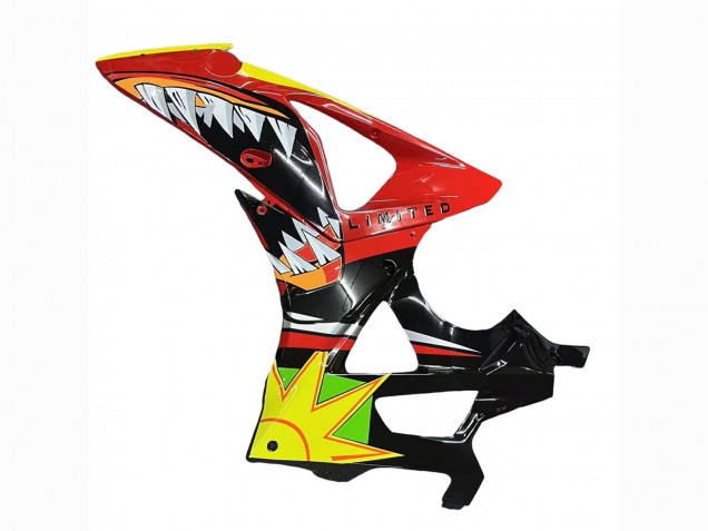 Carenagens Moto BMW S1000RR 2009-2014 - Vermelho Azul Amarelo Tubarão