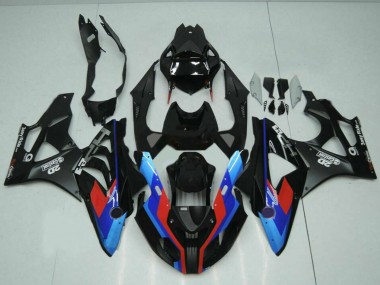 Carenagens Moto BMW S1000RR 2009-2014 - Azul Vermelho Preto Fosco Castrol