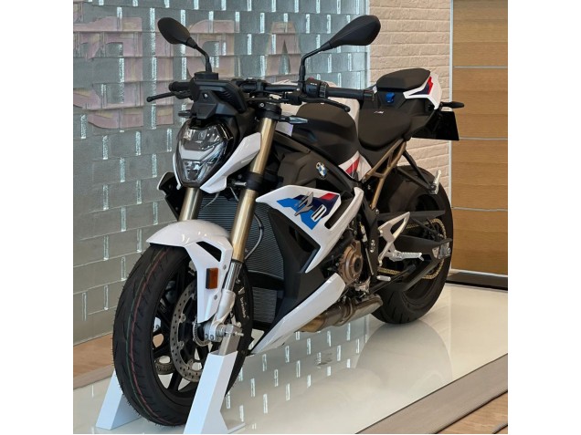 Carenagens Moto BMW S1000R 2021-2025 - Branco Azul Vermelho