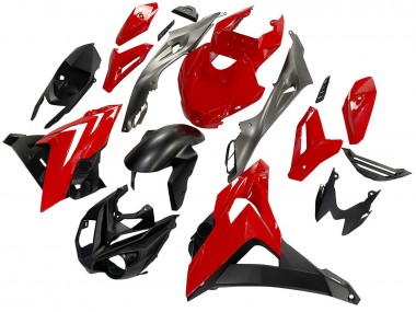Carenagens Moto BMW S1000R 2014-2016 - Preto Vermelho