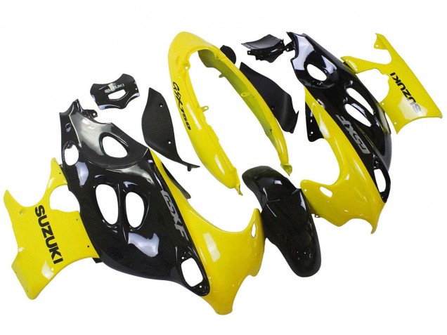 Carenagens Moto Suzuki GSX600F/GSX750F 2004-2006 - Preto Brilhante Amarelo