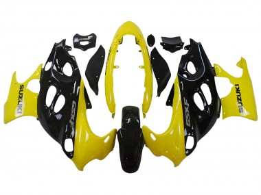 Carenagens Moto Suzuki GSX600F/GSX750F 2004-2006 - Preto Brilhante Amarelo