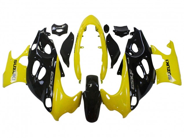 Carenagens Moto Suzuki GSX600F/GSX750F 2004-2006 - Preto Brilhante Amarelo