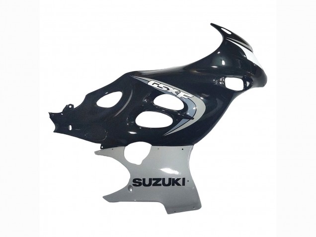 Carenagem Moto Suzuki GSX600F/GSX750F 2004-2006 - Preto Brilhante Cinzento