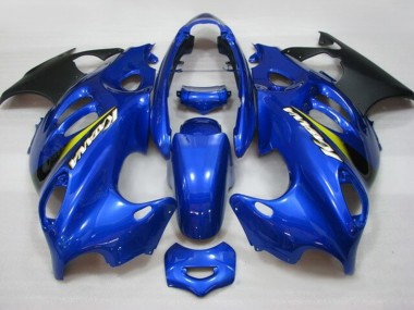 Carenagens Moto Suzuki GSX600F/GSX750F 2004-2006 - Azul Amarelo Preto Fosco Katana