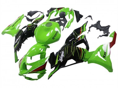 Carenagens Moto Kawasaki ZX6R 2023-2025 - Verde Preto