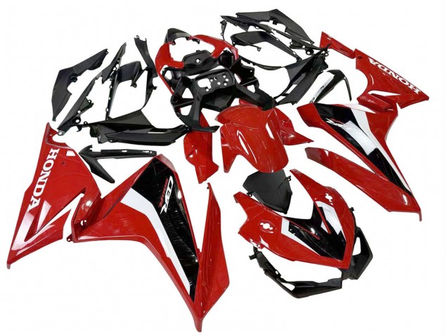 Carenagem Moto Honda CBR500R 2022-2023 - Vermelho Branco Preto