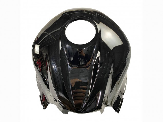 Kits Carenagem Moto Honda CBR600RR 2007-2008 - Prata Preto Brilhante