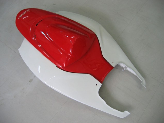 Carenagem Moto Suzuki GSXR 600 / GSXR 750 2006-2007 - Branco Vermelho Preto Brilhante