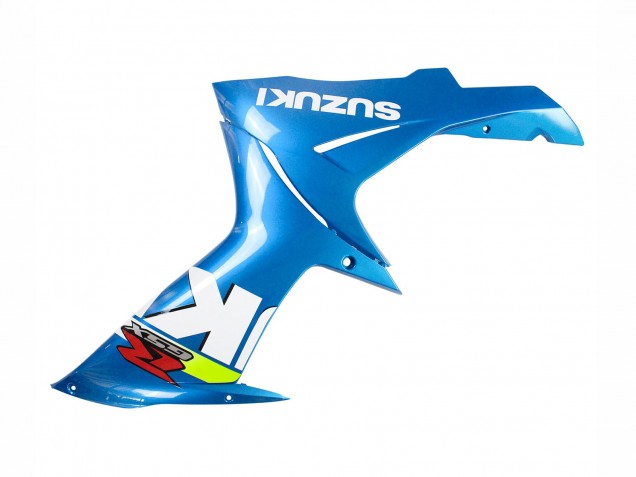 Carenagens Moto Suzuki GSXR 600 / GSXR 750 2011-2024 - Azul Claro Verde Branco Vermelho