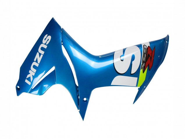 Carenagens Moto Suzuki GSXR 600 / GSXR 750 2011-2024 - Azul Claro Verde Branco Vermelho