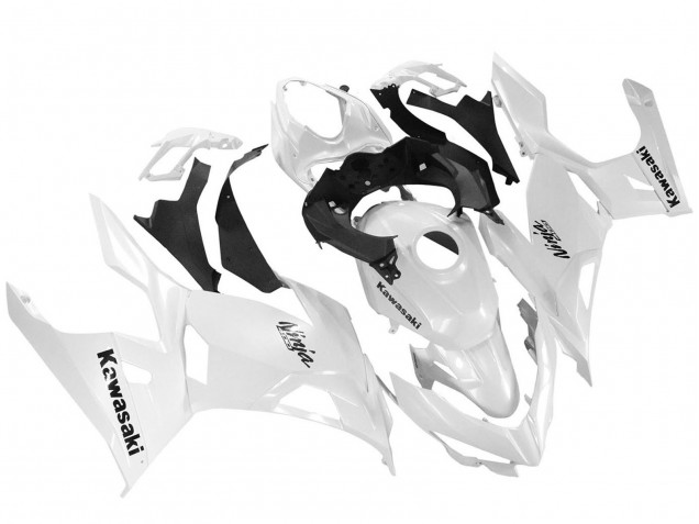 Carenagens Moto Kawasaki Ninja 400 2018-2024 - Branco Brilhante