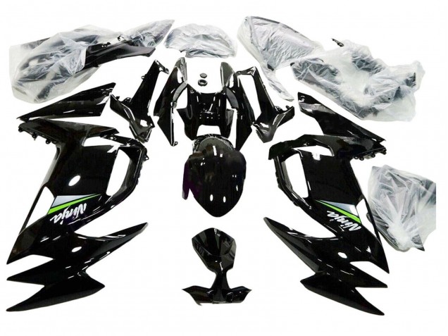 Carenagens Moto Kawasaki Ninja 650 EX650 2020-2025 - Preto Brilhante Verde