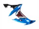 Carenagens Moto Yamaha YZF 1000 R1 2004-2006 - Azul Preto Vermelho Branco Tubarão
