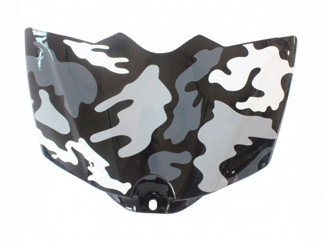 Carenagens Moto Yamaha YZF 1000 R1 2007-2008 - Cinzento Branco Camouflage Tubarão