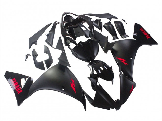 Carenagens Moto Yamaha YZF 1000 R1 2012-2014 - Preto Brilhante Preto Fosco Vermelho