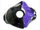 Carenagens Moto Yamaha YZF 1000 R1 2020-2025 - Roxo Preto Brilhante