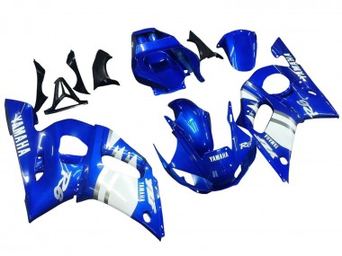 Carenagens Moto Yamaha YZF 600 R6 1998-2002 - Azul Branco