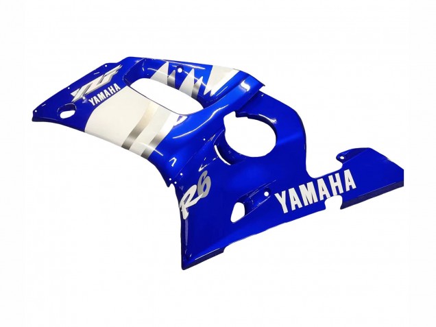 Carenagens Moto Yamaha YZF 600 R6 1998-2002 - Azul Branco