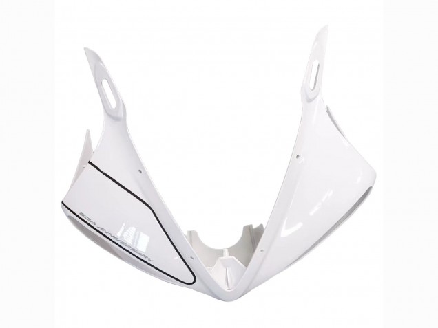 Carenagens Moto Yamaha YZF R6S 2006-2009 - Branco Preto Brilhante