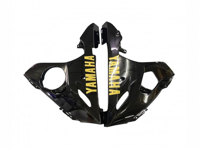 Carenagens Moto Yamaha YZF R6 2003-2004 - Preto Brilhante Ouro Decalques