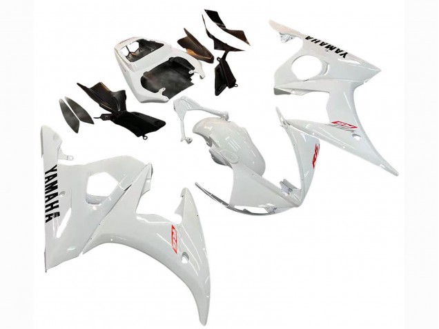 Kits Carenagem Moto Yamaha YZF R6S 2006-2009 - Branco
