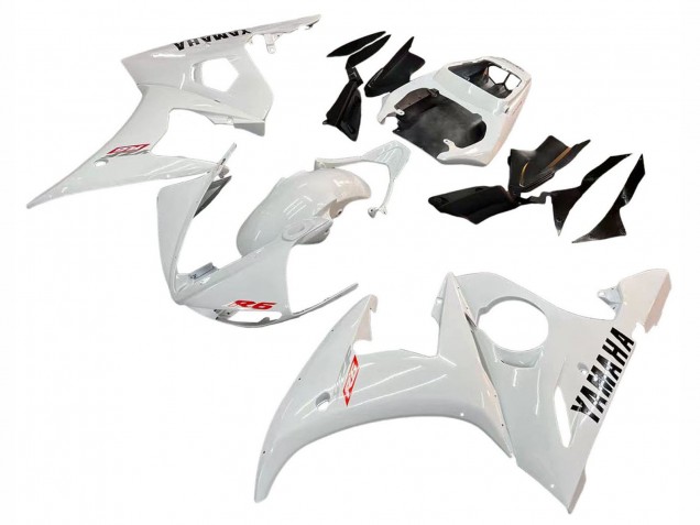 Kits Carenagem Moto Yamaha YZF R6S 2006-2009 - Branco