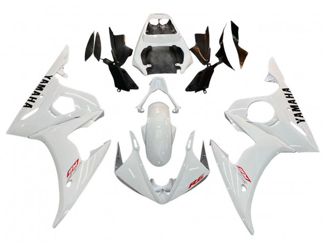 Kits Carenagem Moto Yamaha YZF R6S 2006-2009 - Branco