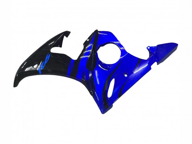 Carenagem Moto Yamaha YZF R6 2003-2004 - Azul Preto Brilhante