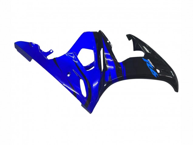 Carenagem Moto Yamaha YZF R6 2003-2004 - Azul Preto Brilhante