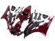 Carenagem Moto Yamaha YZF 600 R6 2006-2007 - Vermelho Preto Fosco