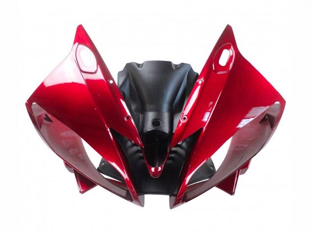 Carenagem Moto Yamaha YZF 600 R6 2006-2007 - Vermelho Preto Fosco