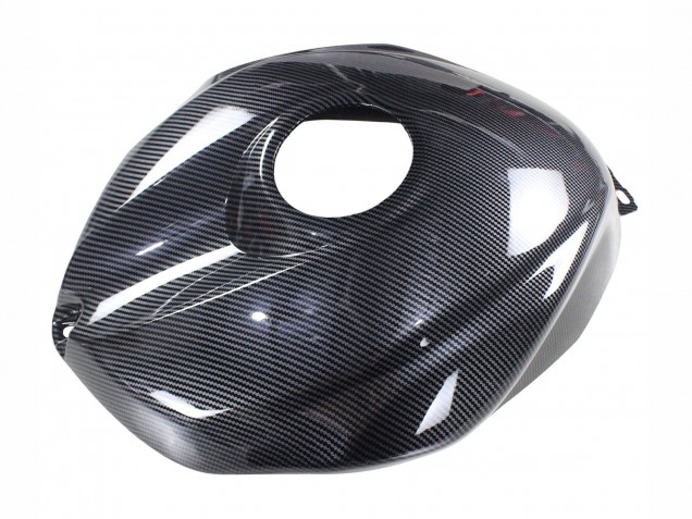 Carenagens Moto Yamaha YZF 600 R6 2008-2016 - Cinzento Preto Fibra de Carbono Estilo