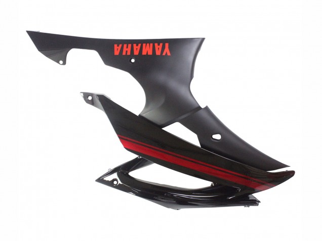 Carenagens Moto Yamaha YZF 600 R6 2008-2016 - Preto Brilhante Preto Fosco Vermelho Listra
