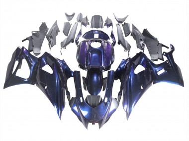 Carenagens Moto Yamaha YZF R7 2021-2024 - Gradiente Azul Roxo