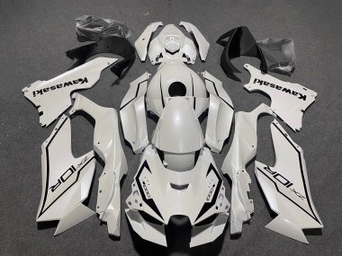 Carenagens Moto Kawasaki ZX10R 2021-2025 - Branco Pérola Preto