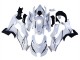 Carenagens Moto Kawasaki ZX10R 2021-2025 - Branco Preto