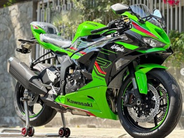 Carenagens Moto Kawasaki ZX6R 2019-2022 - Verde Preto Brilhante Vermelho