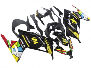 Carenagens Moto Kawasaki EX300 2013-2024 - Preto Brilhante Amarelo Vermelho Verde Azul Branco
