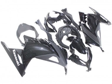 Carenagens Moto Kawasaki EX300 2013-2024 - Preto Brilhante