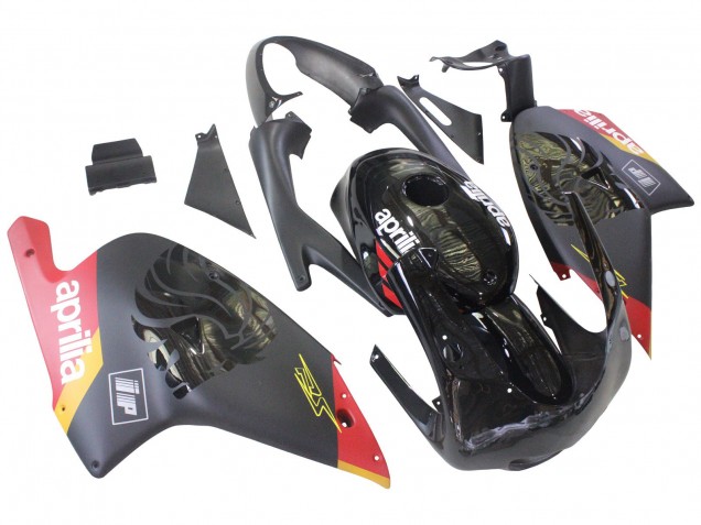 Carenagens Moto Aprilia RS125 2000-2005 - Preto Vermelho Amarelo