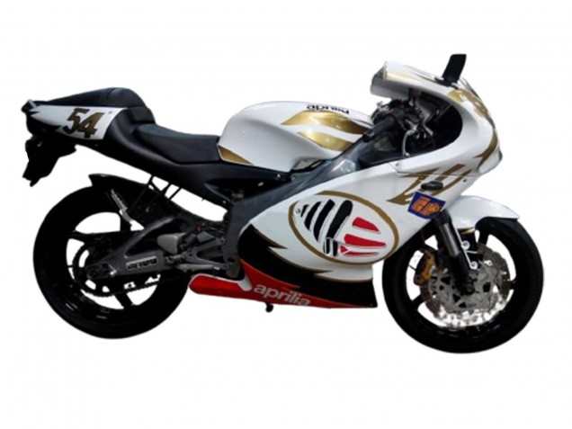 Carenagens Moto Aprilia RS125 2000-2005 - Branco Amarelo Vermelho