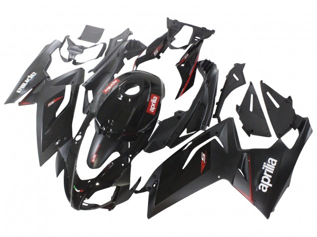 Carenagens Moto Aprilia RS125 2006-2011 - Preto Brilhante Vermelho Branco Decal