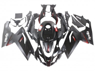 Carenagens Moto Aprilia RS125 2006-2011 - Preto Brilhante Vermelho Branco Decal