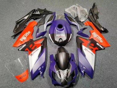 Carenagens Moto Aprilia RS125 2006-2011 - Roxo Escuro Vermelho Preto Branco