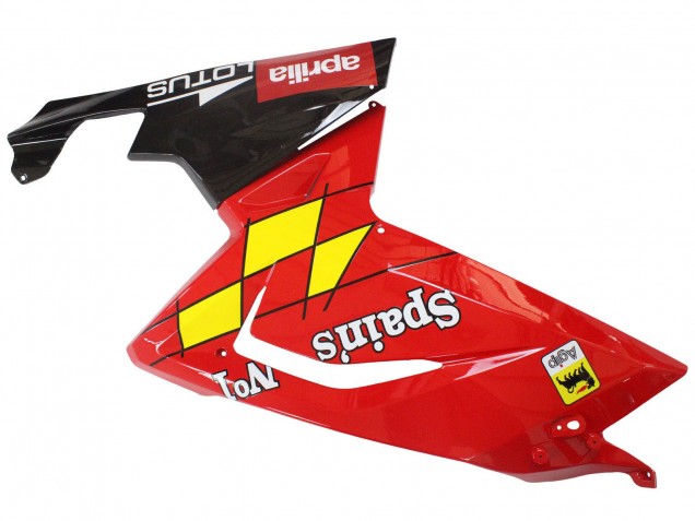 Carenagens Moto Aprilia RS125 2006-2011 - Vermelho Branco Amarelo Preto