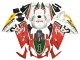 Carenagens Moto Aprilia RS125 2006-2011 - Branco Vermelho Verde